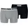 Puma Everyday Placed Logo Boxershorts Grau / Schwarz L 2er Pack