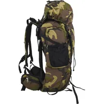 vidaXL Wanderrucksack Grün Tarnfarben 100 L Oxford-Gewebe - Grün