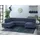 Home Affaire Wohnlandschaft HOME AFFAIRE "Balme, moderne Formensprache, zeitloses Design, U-Form", blau (dunkelblau), B:297cm H:75cm T:195cm, 100% Polyester, Sofas, Wohnlandschaft, Inkl. Zierkissen, wahlweise mit Bettfunktion