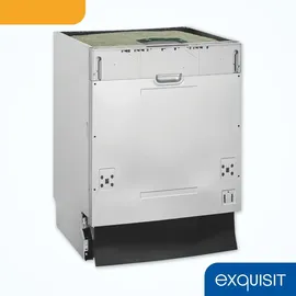 Exquisit EGSP9614-E-031B Einbau-Geschirrspüler (vollintegrierbar, 598 mm breit)