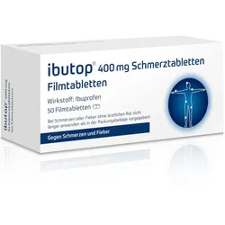 ibutop 400 mg bei Kopfschmerzen, Zahnschmerzen, Regelschmerzen und Fieber 50 St Filmtabletten