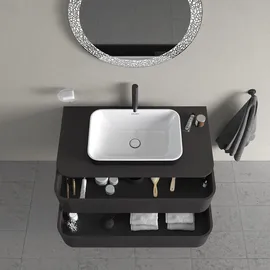 Duravit Waschtischunterschrank 2 Auszüge 100 x 40,8 x 55 cm Grau
