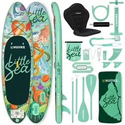 Stand Up Paddling Board Premium Zubehör, HUIIKE, Aquamarin, große Stabilität blau 305 MM