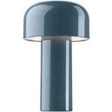 Flos Bellhop aufladbare LED-Tischleuchte, graublau