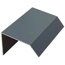 DACHPROTECT Dachrandprofil ISOS | Aluminium, | Länge 10 cm | Anthrazitgrau matt
