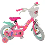 Tpfsports Barbie Kinderfahrrad - Mädchen - 12 Zoll - 2 Handbremsen - Rosa