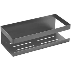 Schöner Wohnen Wandablage Meleto Gun-Metal Grey aus Edelstahl
