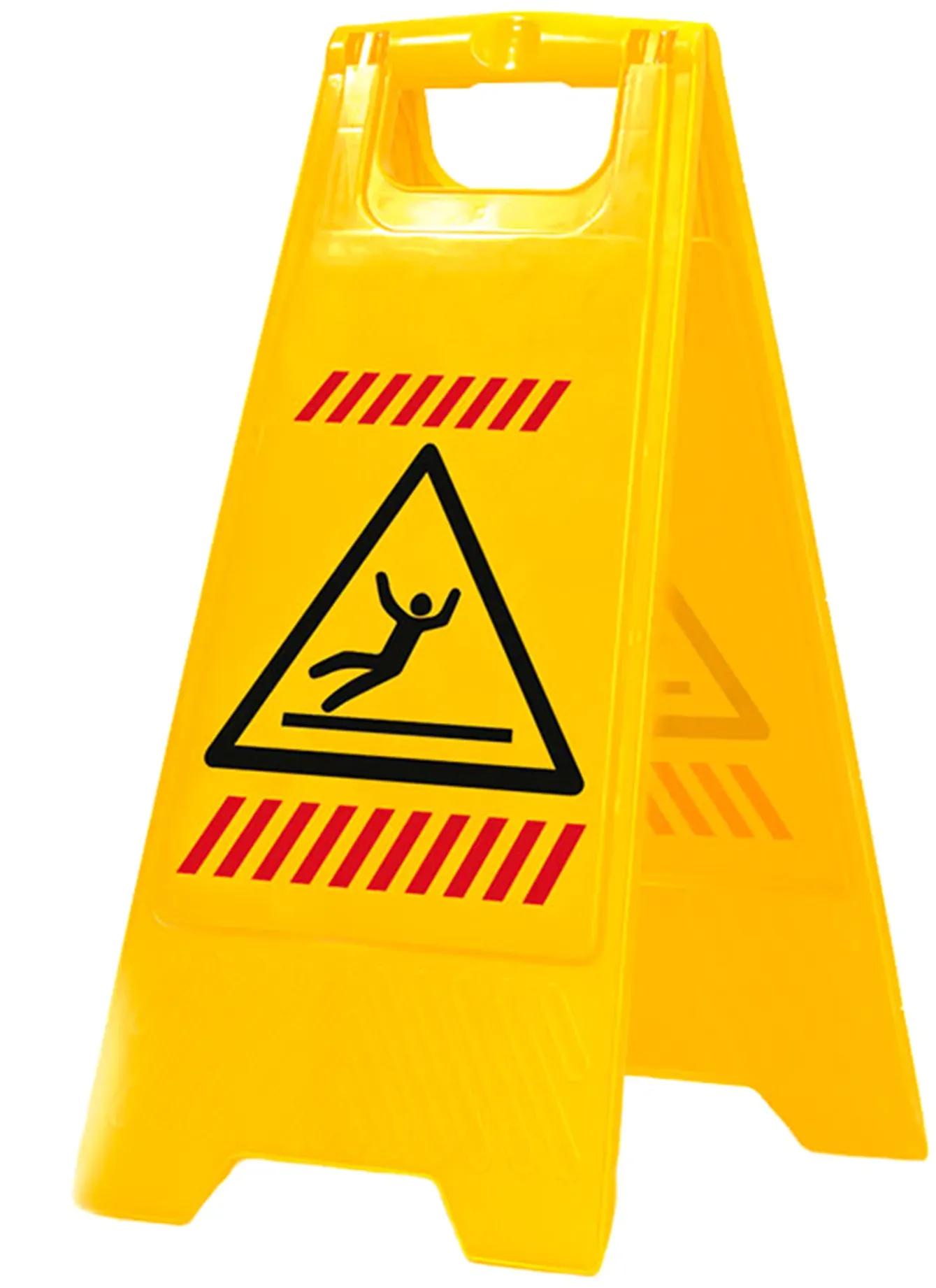 Warnschild Achtung Rutschgefahr Mit Symbol