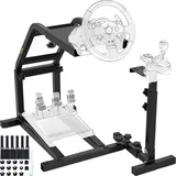 Vevor Racing Simulator Lenkradständer für Logitech G29, G27, G25 Racing Wheel Pro Stand Wheel und Pedale, Nicht Enthalten Wheel Stand
