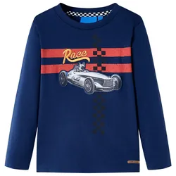 Kinder-Langarmshirt Marineblau Größe 104 - 104