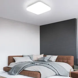 ZMH Deckenlampe 1-flg. 22 cm eckig weiß
