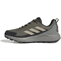 adidas Terrex Anylander Rain.Rdy Hiking Shoes Wanderschuhe, Olive strata/Wonder beige/core Black, 43 1/3