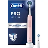 Oral-B Pro 3 3000 CrossAction rosa + 2 Aufsteckbürsten