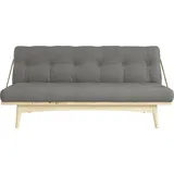 Karup Schlafsofa Folk Baumwolle 2-Sitzer Grau
