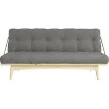 Karup Schlafsofa Folk Baumwolle 2-Sitzer Grau
