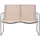 vidaXL Garten-Lounge-Set 4-tlg. creme