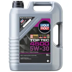 Motoröl LIQUI MOLY 3729 Top Tec 4500 5W-30 Leichtlauf synthetisch ua Gas Auto 5L