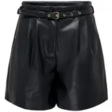 Only Shorts in Lederoptik ONLHEIDI Faux Leather Shorts NOOS OTW