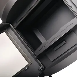 Aquaflam 25 Panorama Stahl Schwarz/Abdeckplatte nicht angegeben