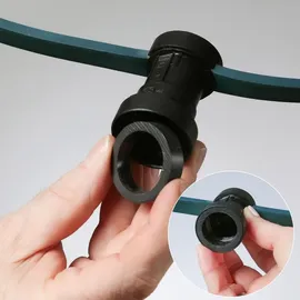 satisfire Illu-Partylichterkette LED 10 m Schwarz 20 ultra-warmweiße Kugeln