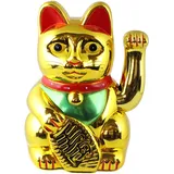 Freak Scene Glückskatze - Maneki-Neko - Winkekatze - 20 cm - Gold