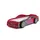 Vipack Kinderbett Autobett Power 90 x 200 cm MDF rot