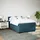 vidaXL Boxspringbett 140 x 200 cm Dunkelblau