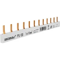 Doktorvolt 1P Phasenschiene Stift 12-polig 10mm2 PS/SB Schiene Sammelschiene