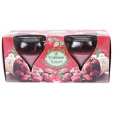 HS Candle Duftkerze Creation 2er Pack Erdbeer Traum)