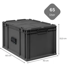 Proregal Eurobox NextGen Portable 33,5 x 40 x 60 cm 5-tlg. schwarz