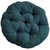 Baoblaze 40 cm Gartenstuhl Kissen, Gepolstertes Sitzkissen, Polster für Gartenmöbel, Sitzkissen Outdoor/Indoor Rund, Stuhlkissen für Schlafzimmer, Familienzimmer, Kissen für Hängesessel, Grün