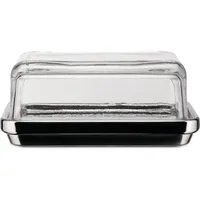 Alessi Butterdose mit Deckel, Vorratsbehälter, Transparent