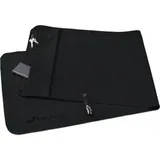 Fit-Flip Sporthandtuch 48 x 130 cm, mit Tasche Microfaser, Schwarz