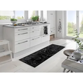 Wash+Dry Fußmatte Fine Dining 60x180cm, innen und außen, waschbar
