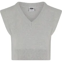 URBAN CLASSICS Soft Knit Pullunder Grau S