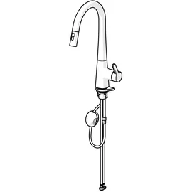 Hansa Designo Style Einhebelmischer Chrom
