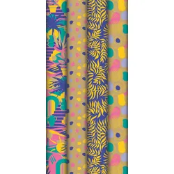 Clairefontaine 30x Geschenkpapier Kraft braun 70g, Liwa, Rolle 2x0,70m, im Kartondisplay mit 30 Stück - Sortierung 223925C