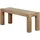 Wohnling Sitzbank MUMBAI Braun 120 x 45 x 35 cm