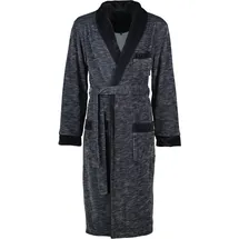 VOSSEN Bademantel mit Schalkragen in black & Gr. S