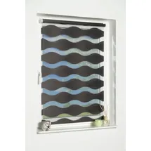 K-HOME Klemmfix Doppelrollo Welle 50 x 150 cm anthrazit