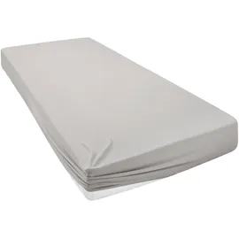 otto home Spannbettlaken Jersey-Elasthan 140 x 200 cm grau