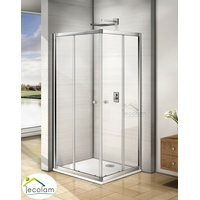 Duschkabine Duschabtrennung Dusche Viereck Glas transparent 80 x 80 185 cm SK