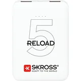 SKROSS 1400120 - Powerbank, 5000 mAh, 2x USB-A, weiß