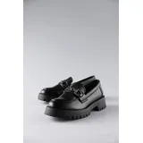 aniston shoes Loafer, Slipper, Halbschuh mit Bequemweite G (weit) - NEUE KOLLEKTION schwarz 39 EU