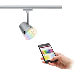 Smart Home Zigbee URail Spot Cone RGBW Chrom matt 5,5W inkl. Leuchtmittel