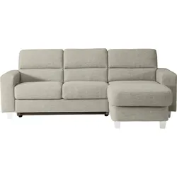 Ecksofa ALINA, beige (beige tta 2), B:264cm H:90cm T:167cm, Struktur TTA (100% Polyester), Sofas