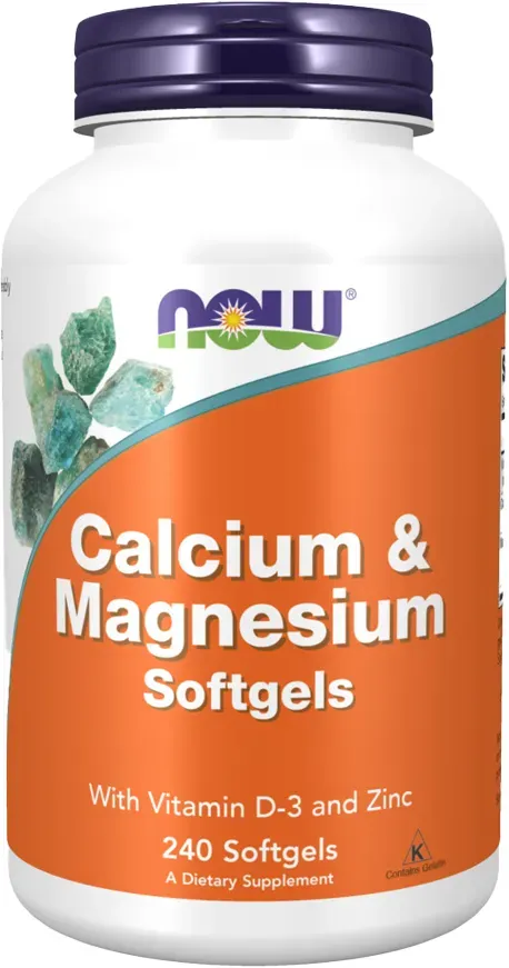 Calcium- und Magnesium-Softgels (240 Weichkapseln)