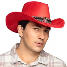 Boland Cowboyhut Django rot One Size