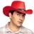 Boland Cowboyhut Django rot One Size