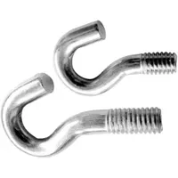 Industrial Quality Supplies Einschraubhaken-Set mit Außengewinde 10-teilig, Gewinde: M6